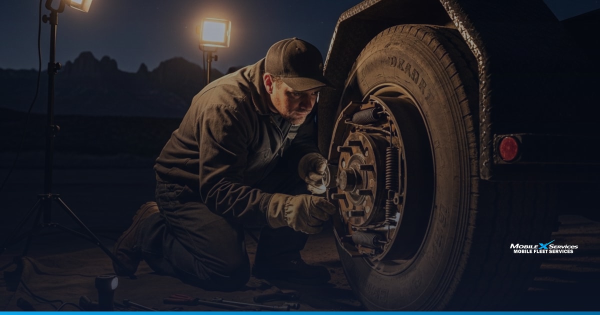 Mobile Trailer Brake Repair: Warning Signs Fleet Managers Should Never Ignore